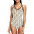 Trumpet with Music Note Print One Piece Swimsuit-JTAMIGO.COM