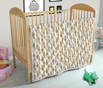 Trumpet with Music Note Print Premium Quilt-JTAMIGO.COM