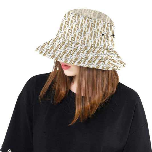 Trumpet with Music Note Print Unisex Bucket Hat