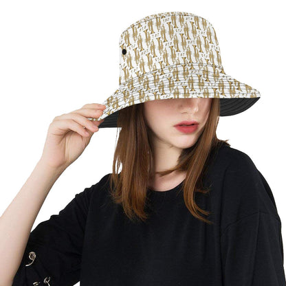 Trumpet with Music Note Print Unisex Bucket Hat