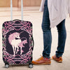 Unicorn Fantastic Flower Luggage Cover Protector