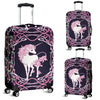 Unicorn Fantastic Flower Luggage Cover Protector
