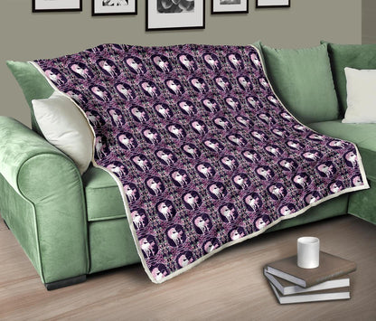 Unicorn Fantastic Flower Premium Quilt-JTAMIGO.COM