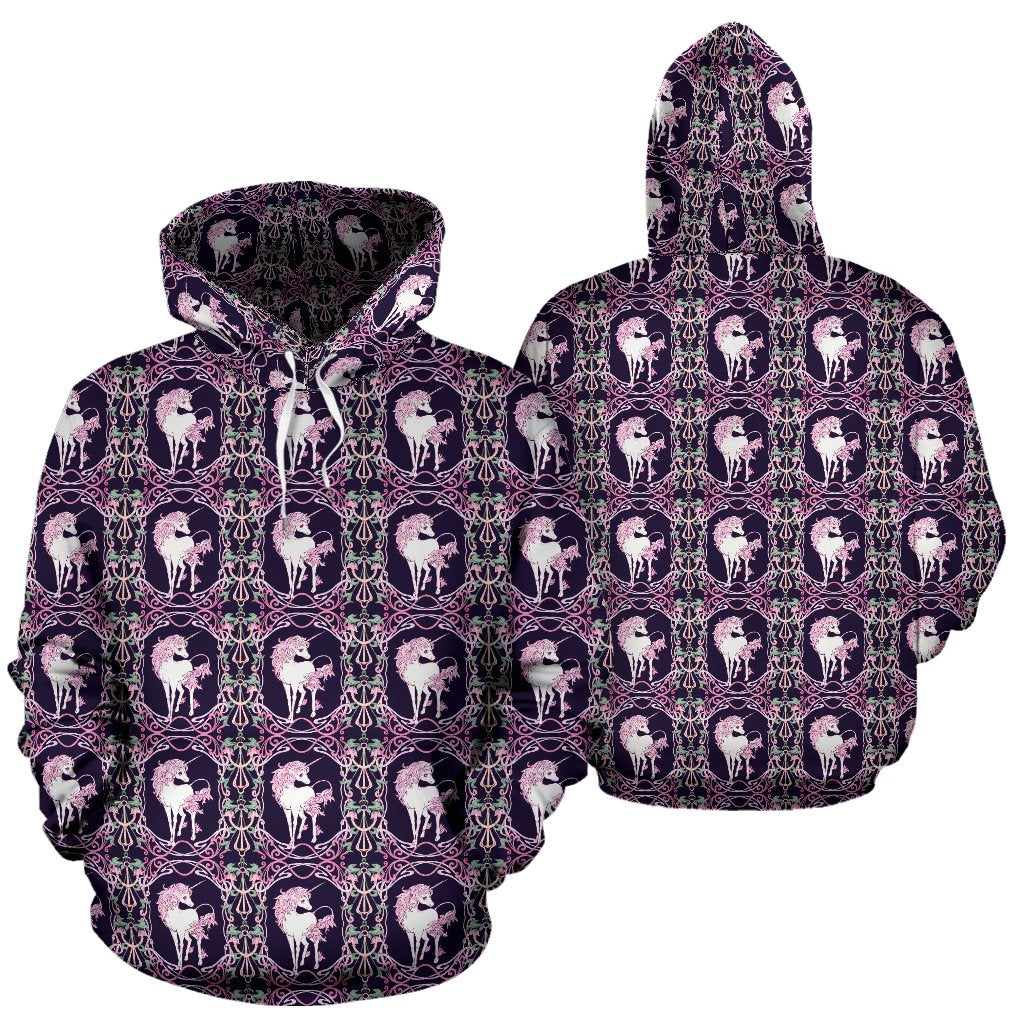 Unicorn Fantastic Flower Pullover Hoodie
