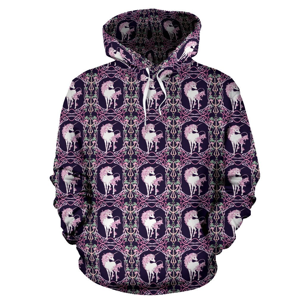 Unicorn Fantastic Flower Pullover Hoodie