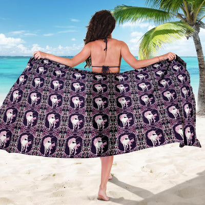 Unicorn Fantastic Flower Sarong Pareo Wrap