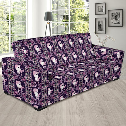 Unicorn Fantastic Flower Sofa Slipcover-JTAMIGO.COM