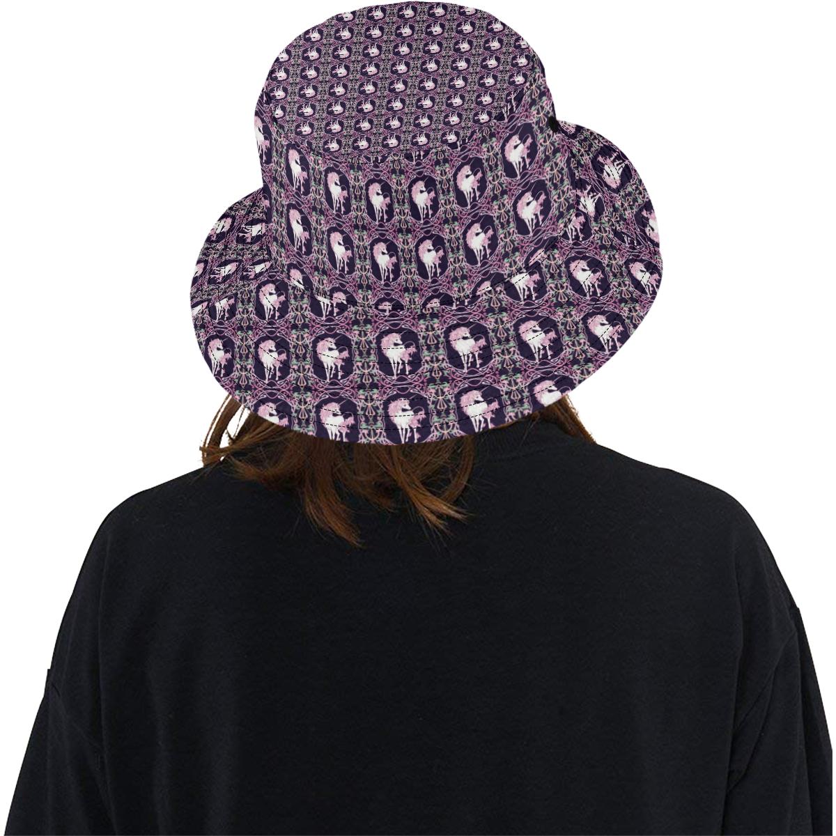Unicorn Fantastic Flower Unisex Bucket Hat