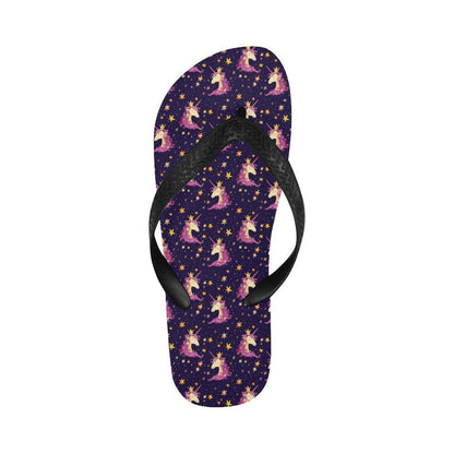 Unicorn Princess Star Sparkle Flip Flops-JTAMIGO.COM