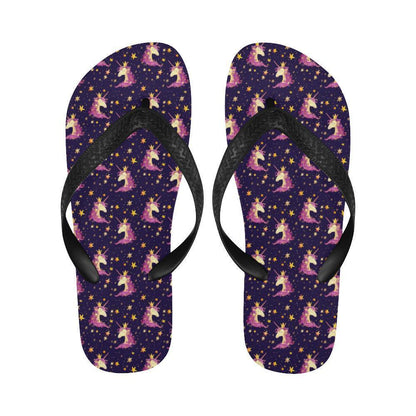 Unicorn Princess Star Sparkle Flip Flops-JTAMIGO.COM