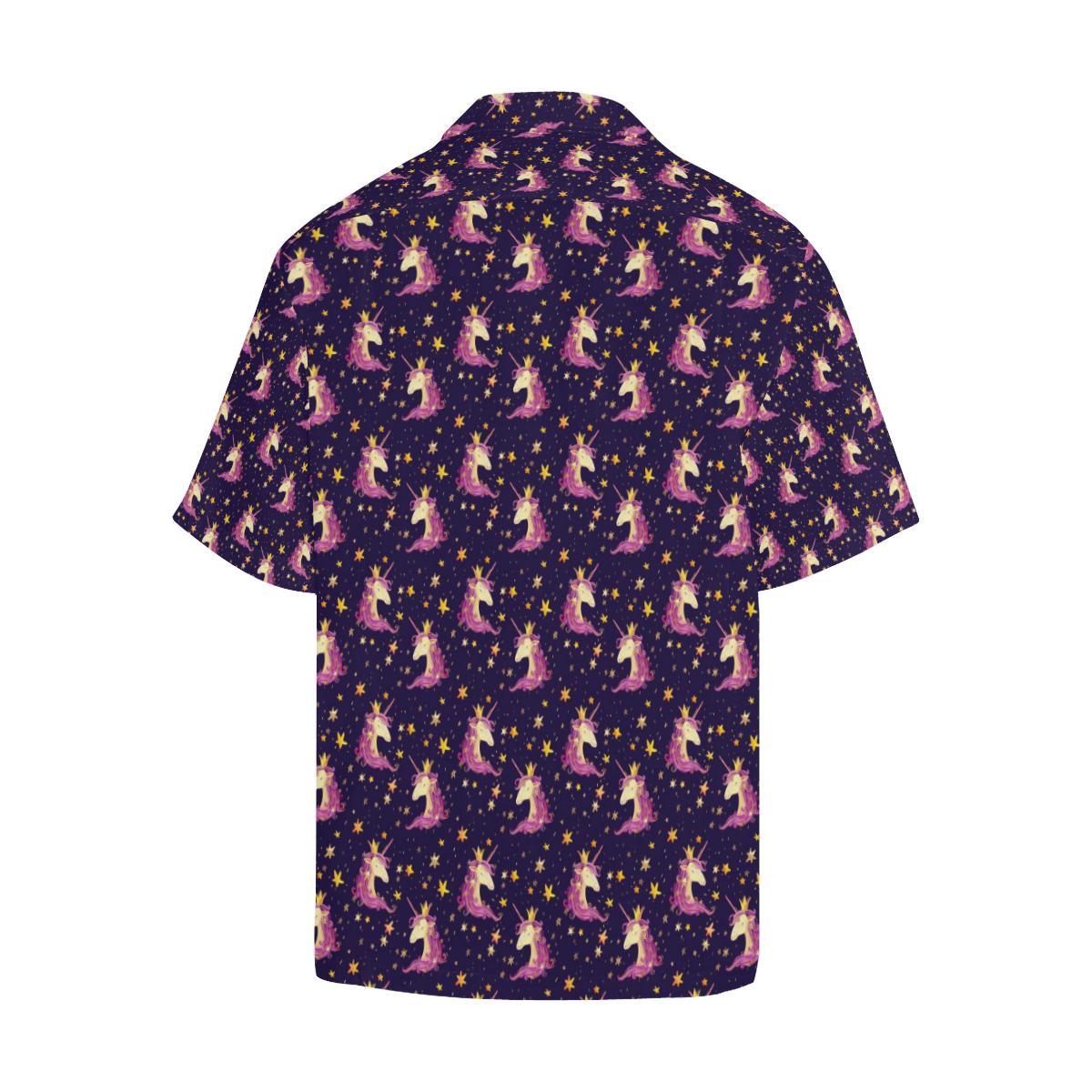 Unicorn Princess Star Sparkle Men Aloha Hawaiian Shirt
