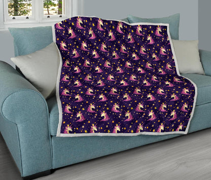 Unicorn Princess Star Sparkle Premium Quilt-JTAMIGO.COM