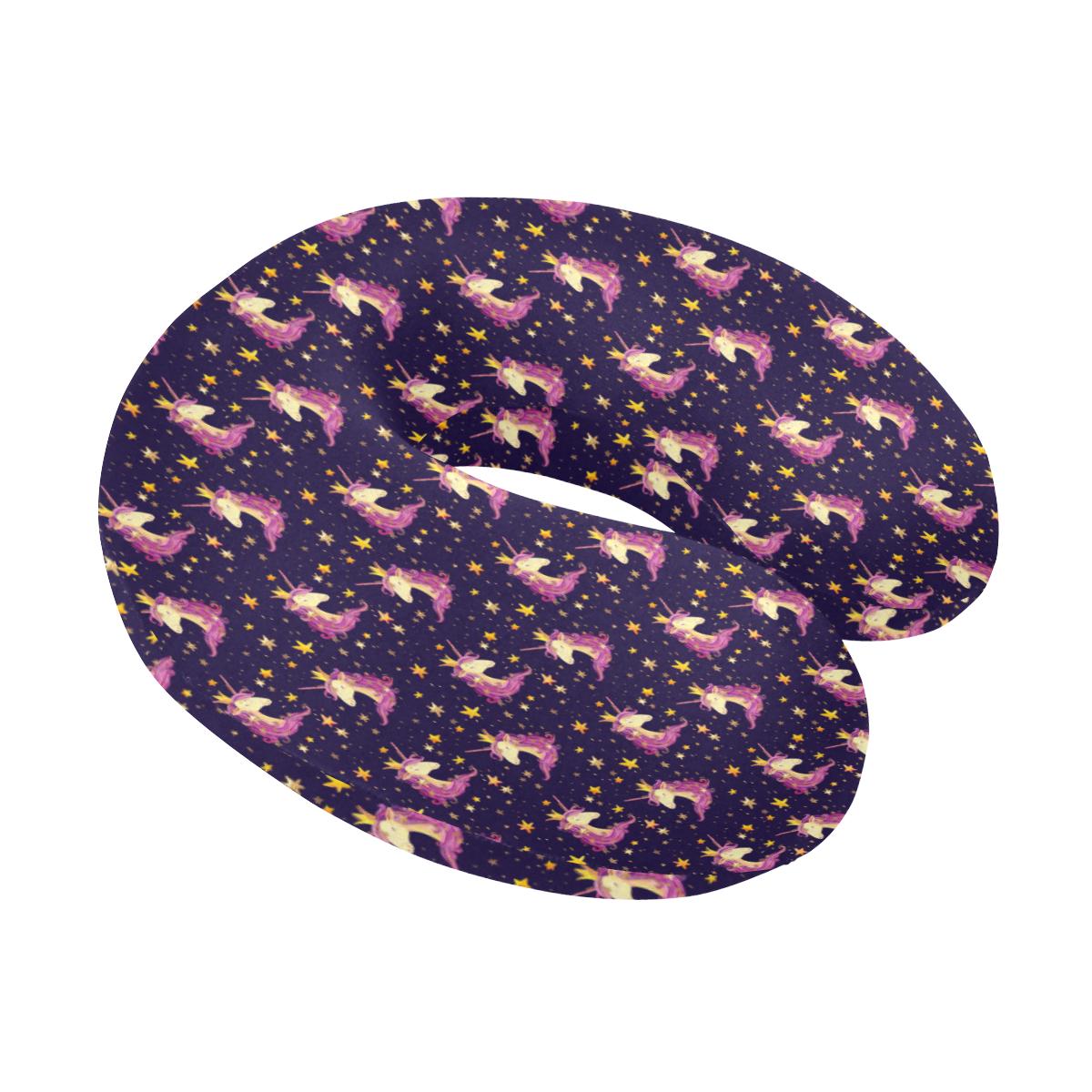 Unicorn Princess Star Sparkle U-Shaped Travel Neck Pillow-JTAMIGO.COM