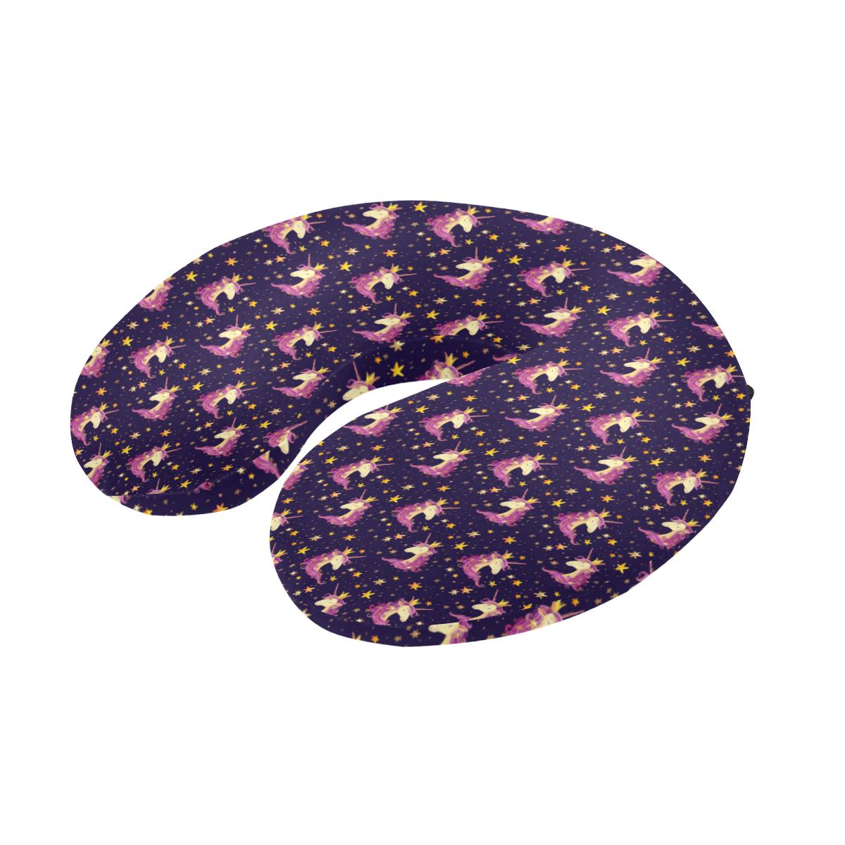 Unicorn Princess Star Sparkle U-Shaped Travel Neck Pillow-JTAMIGO.COM