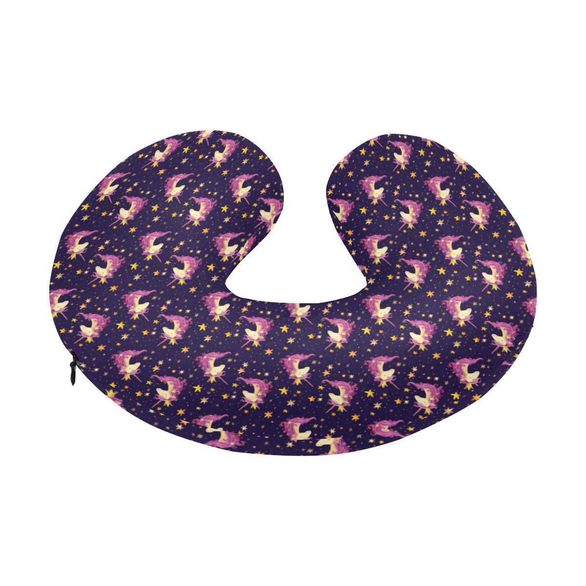 Unicorn Princess Star Sparkle U-Shaped Travel Neck Pillow-JTAMIGO.COM