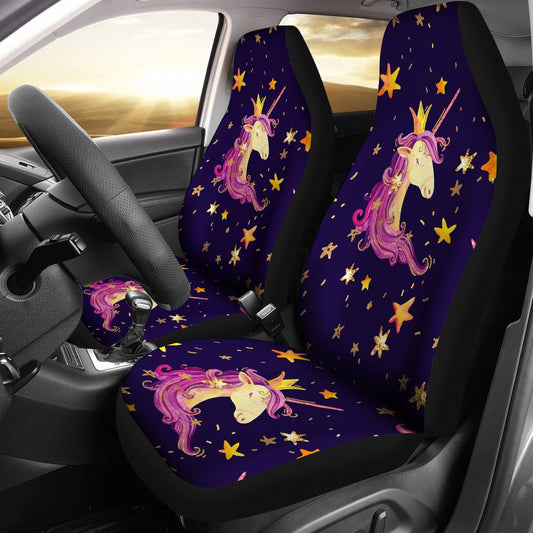 Unicorn Princess Star Sparkle Universal Fit Car Seat Covers