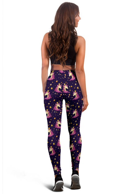 Unicorn Princess Star Sparkle Women Leggings