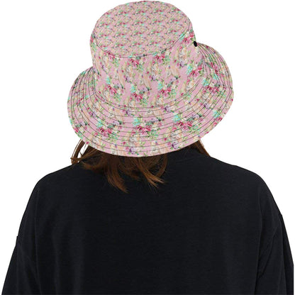 Unicorn Princess with Rose Unisex Bucket Hat