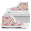 Unicorn Princess with Rose Women High Top Shoes