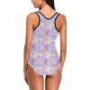 Unicorn Rainbow Star Heart Print One Piece Swimsuit-JTAMIGO.COM