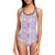 Unicorn Rainbow Star Heart Print One Piece Swimsuit-JTAMIGO.COM