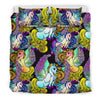Unicorn With Wings Print Pattern Duvet Cover Bedding Set