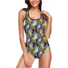 Unicorn With Wings Print Pattern One Piece Swimsuit-JTAMIGO.COM