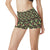 Vegan Draw Themed Design Print High Waisted Spandex Shorts-JTAMIGO.COM