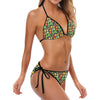 Vegan Funny Themed Design Print Bikini Swimsuit-JTAMIGO.COM