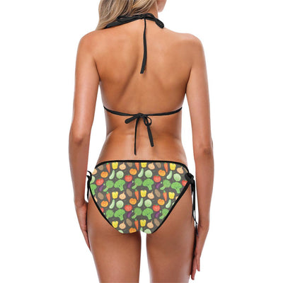 Vegan Funny Themed Design Print Bikini Swimsuit-JTAMIGO.COM
