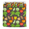 Vegan Funny Themed Design Print Duvet Cover Bedding Set
