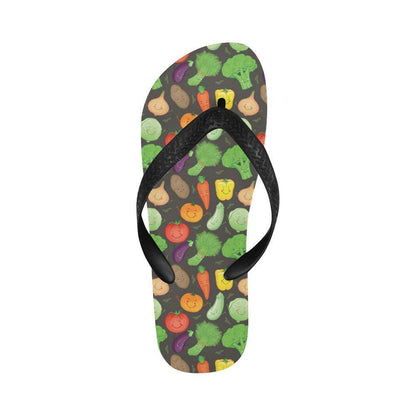 Vegan Funny Themed Design Print Flip Flops-JTAMIGO.COM