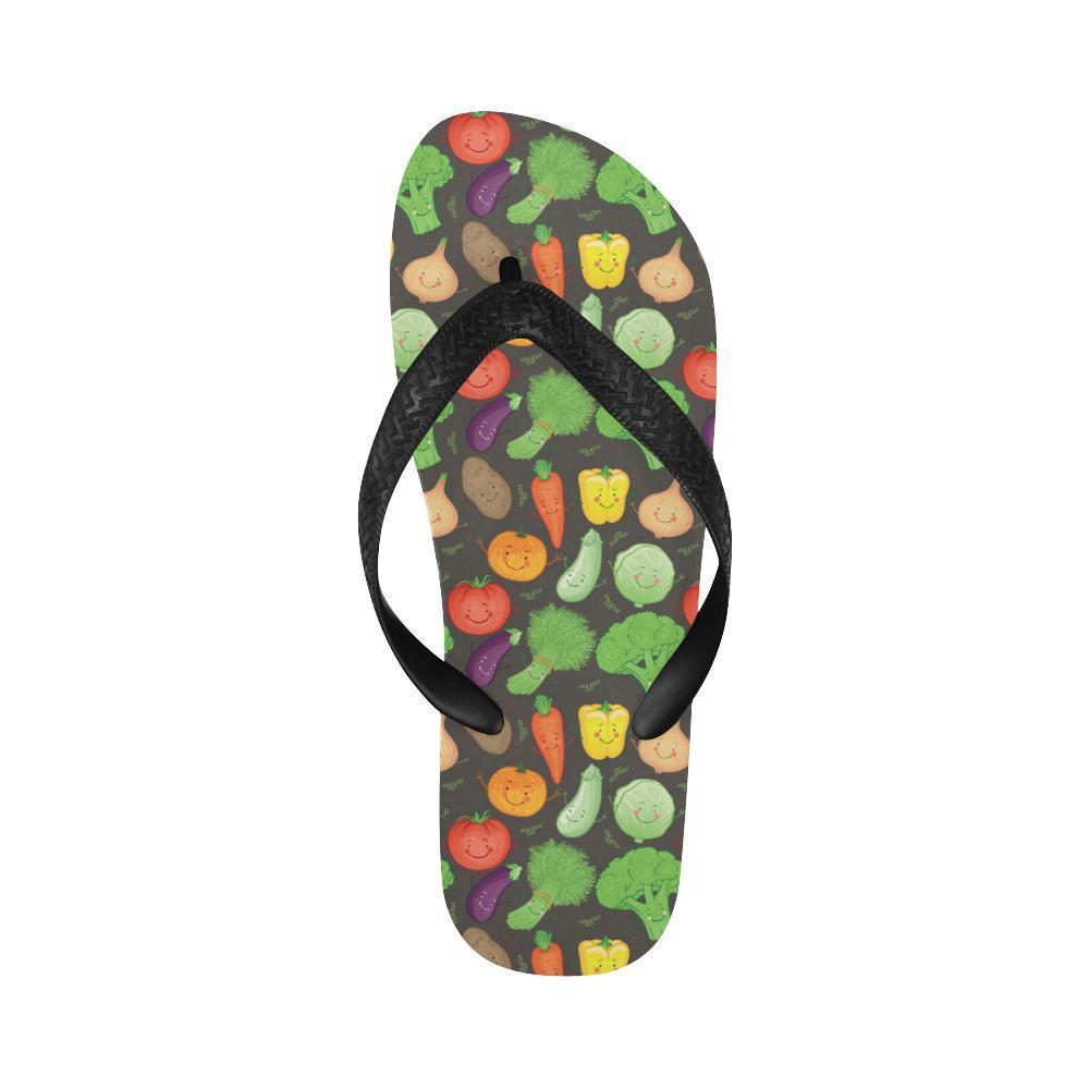 Vegan Funny Themed Design Print Flip Flops-JTAMIGO.COM