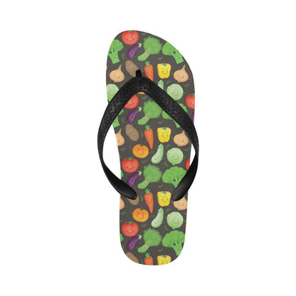 Vegan Funny Themed Design Print Flip Flops-JTAMIGO.COM