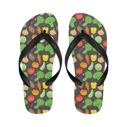 Vegan Funny Themed Design Print Flip Flops-JTAMIGO.COM