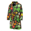 Vegan Funny Themed Design Print Men Bath Robe-JTAMIGO.COM