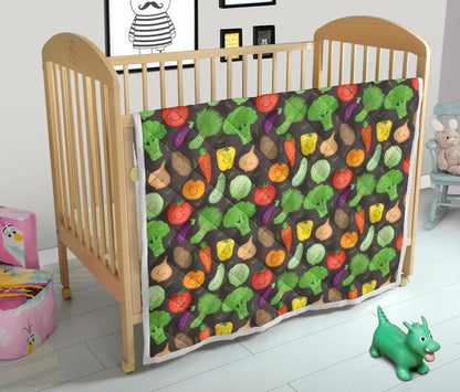 Vegan Funny Themed Design Print Premium Quilt-JTAMIGO.COM