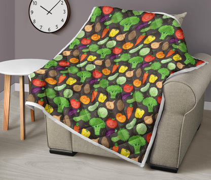 Vegan Funny Themed Design Print Premium Quilt-JTAMIGO.COM