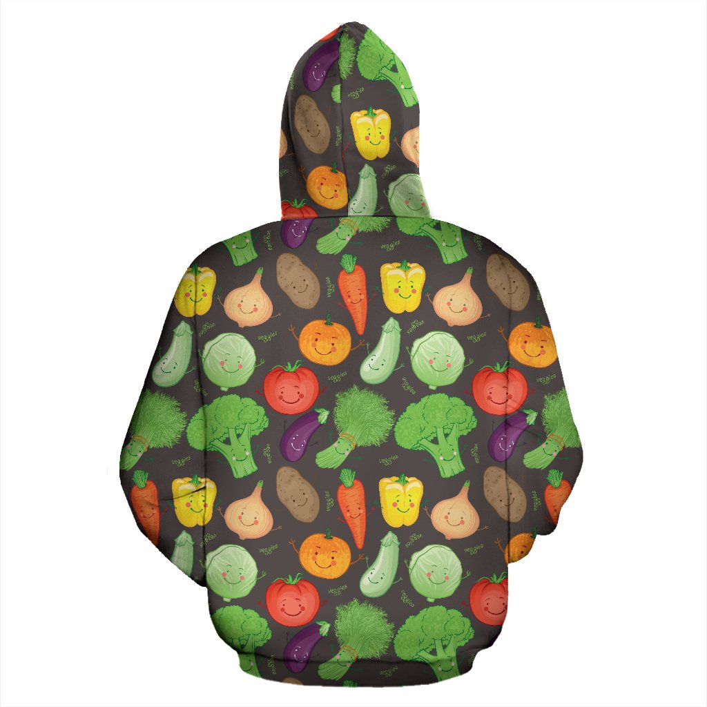Vegan Funny Themed Design Print Pullover Hoodie