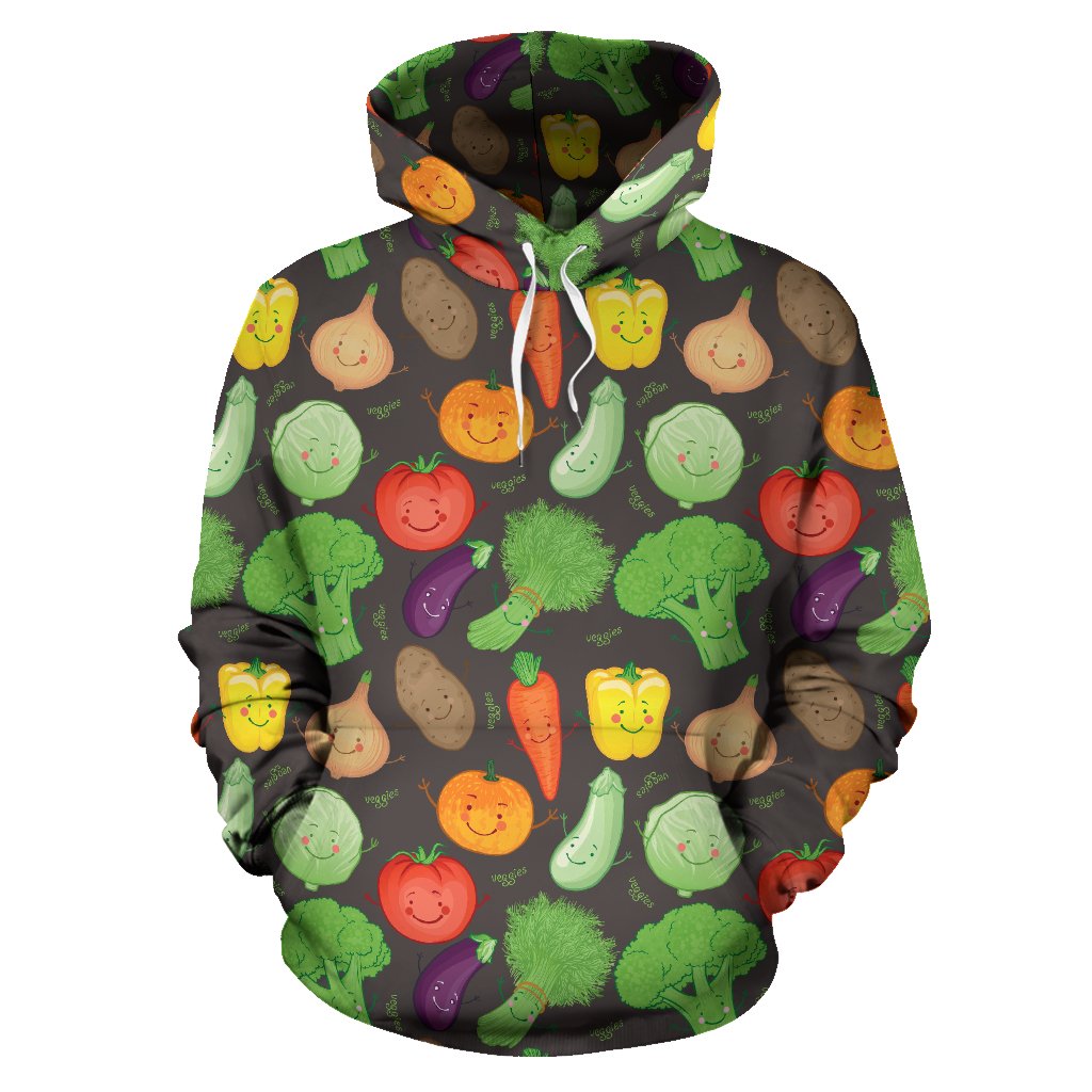 Vegan Funny Themed Design Print Pullover Hoodie