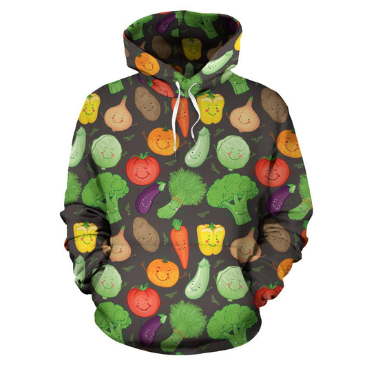 Vegan Funny Themed Design Print Pullover Hoodie