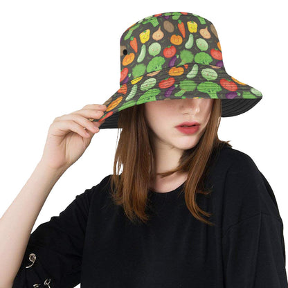 Vegan Funny Themed Design Print Unisex Bucket Hat