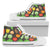 Vegan Funny Themed Design Print Women High Top Shoes