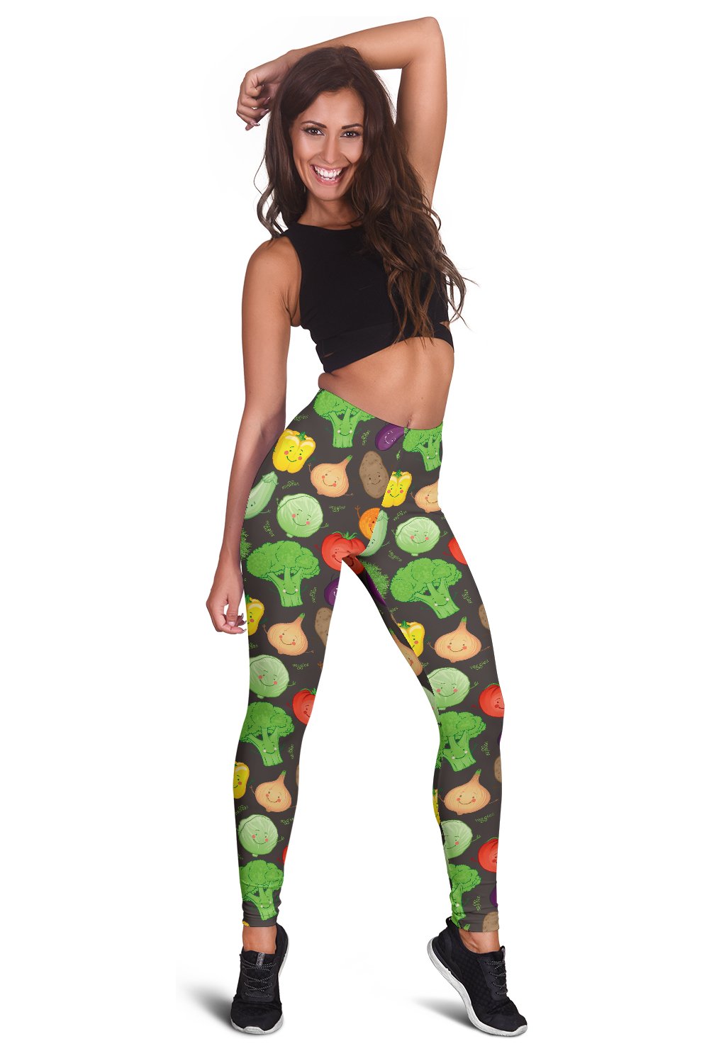 Vegan Funny Themed Design Print Women Leggings