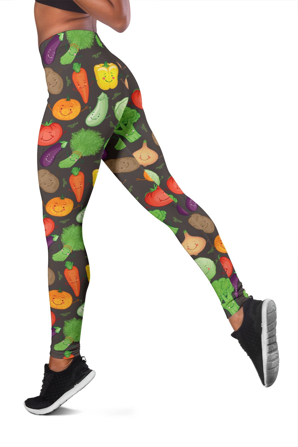 Vegan Funny Themed Design Print Women Leggings