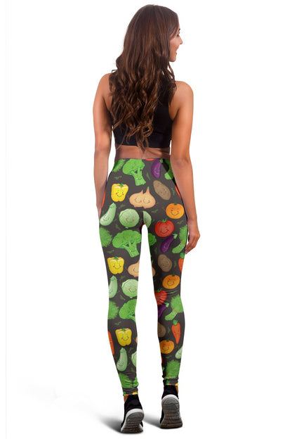 Vegan Funny Themed Design Print Women Leggings