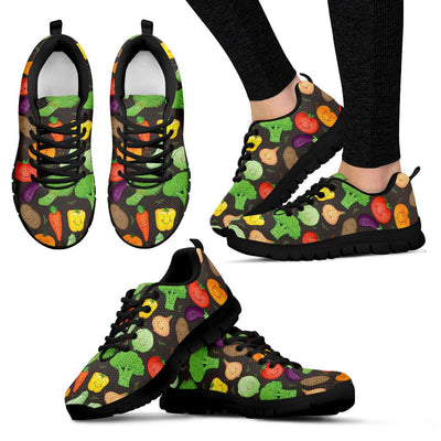 Vegan Funny Themed Design Print Women Sneakers Shoes