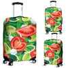 Vegan Salad Themed Design Print Luggage Cover Protector
