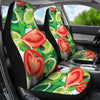 Vegan Salad Themed Design Print Universal Fit Car Seat Covers