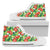 Vegan Salad Themed Design Print Women High Top Shoes